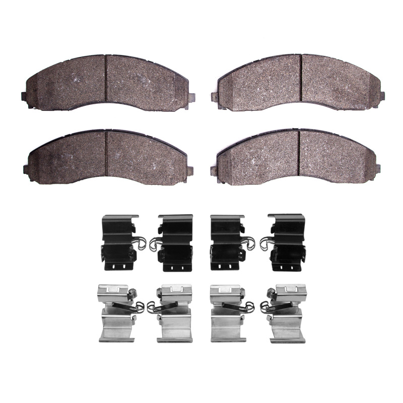 Ford F-450 Super Duty Brake Pads - Front + Rear - R1 Concepts - Semi Met - `17-`24 Ford F-450 Super Duty Brake Pads - Front + Rear - R1 Concepts - Semi Met - `17-`24